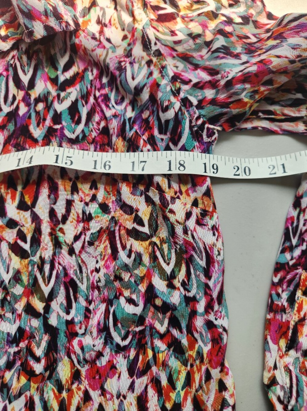 Liverpool Multicolor Abstract Print Button-Down Shirt - Picture 8 of 13